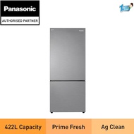 [𝐅𝐑𝐄𝐄 𝐃𝐄𝐋𝐈𝐕𝐄𝐑𝐘] PANASONIC NR-BX421BPS 422L 2-Door Bottom Freezer Refrigerator Fridge Steel Door Seri