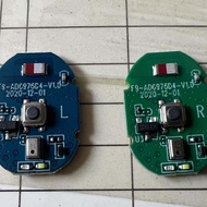 DIY TWS Bluetooth เสื้อผ้าหูฟังแบบแยกข้าง แผงวงจรเสียง Bluetooth F9 แผงวงจรเสียงหูฟังแบบแยกข้าง อุปก