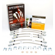 PRO RS STEEL BRAIDED BRAKE HOSE for Toyota 4Runner N210 2003-2009 (2 Inch Lift) - 6Pcs (5 Yrs Wty)