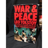 WAR&PEACE LEO TOLSTOY THE FAMOUS TRANSLATION BY LOUISE AND AYLMER MAUDE