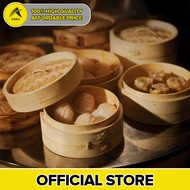 Annil Bamboo Steamer Basket Kitchen Cookware Fish/Dimsum/Siomai/Siopao/Dumplings Cooker Steamers
