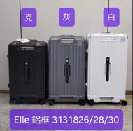 全新ELLE厚 鋁料 多色 扣款 行李箱  TSA Lock 26”’28” 30” lock 360 wheels  baggage luggage suitcase  $1300 only!!