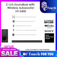 SONY 2.1ch Soundbar with powerful wireless subwoofer [ HT-S400 ] / Replacement Old Model Sound Bar H