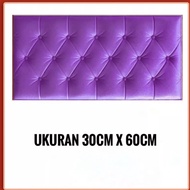 PROMO!!! Wallpaper dinding 3D Foam Anti Air Kedap suara headboard bed EMPUK Tebal
