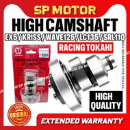 100% TOKAHI HIGH CAM SHAFT RACING KRISS110 SRL110 WAVE125 LC135 EX5 WAVE100 EBONUS EGO VS125 NOUVO Y