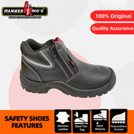 Hammer Kings HK2 Safety Shoes Steel Toe Cap Steel Midsole Leather Safety Shoes Anti-Slip 15002