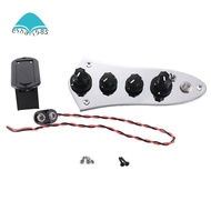 Universal 5 Jazz -08  Loaded Control Plate for 4/5 String  Guitar Replacement Accessories