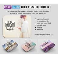 Bible Verse Mousepad Collection 1