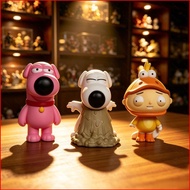 Family Guy Brian Griffin Stewie Griffin Duck Costume Action Figure Cartoon Model Ornament Toy