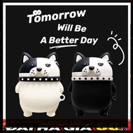 Cheap Accessories [ᴛᴇ ᴀɪᴇ ᴀɪᴛɪᴇ] Airpod Case AirPods Case (Dog Mafia) For AirPods 1 2 Silicone Headp