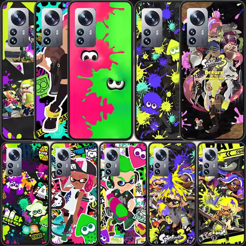 Game S-Splatoons Clear Phone For Xiaomi Poco X7 X6 X5 F6 F5 F7 Mi 14 Ultra 15 13 12 12X 12T 11T 10T 