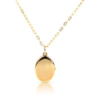Modern Moments Locket Necklace For Women - Oval Locket Pendant Necklace With Picture Inside