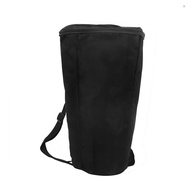 8 Inch African Djembe Drum Bag Carry Gig Bag Waterproof Oxford Cloth Handbag Backpack (Black)