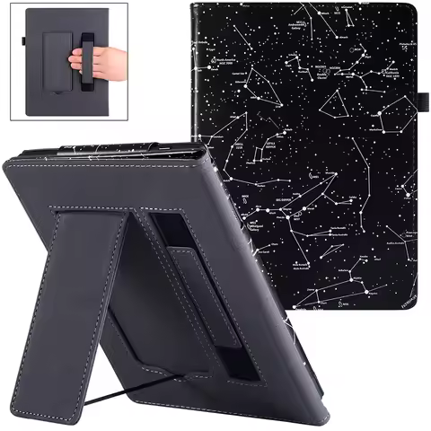 for Boox Nova Air2/Nova Air S/Boox Nova Air C Color Case - PU Leather Cover with Foldable Stand/Hand