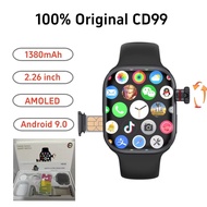 CD99 AMOLED Smart Watch Men Women 5G/4G SIM Card Wifi Cellular GPS Smartwatch Series10 Rotating Came