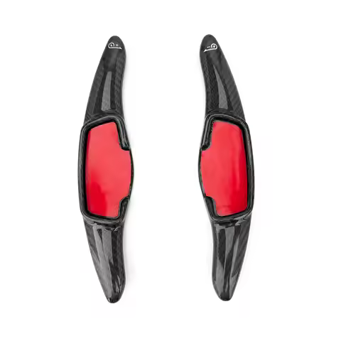 Real Carbon Fiber Steering Wheel Paddle Shifter Covers For Kia EV4 EV4 GT Car Accessories