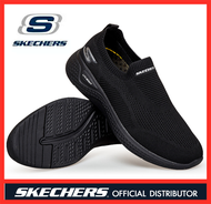HJG TOP★SKECHERS Gowalk-LITES-รองเท้าผู้ชายรองเท้าลำลองผู้ชายรองเท้ากีฬาผู้ชายดำ - Air-Cooled, Arch Fit, Relaxed Fit, Vegan (พร้อมกล่องรองเท้า) 18