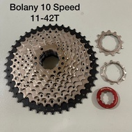 Bolany Sprocket Cassette 10 Speed 11-42T for MTB/Roadbike Shimano Groupset Sprocket Bolany