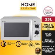 Sharp 23L Microwave Oven with Grill Child Lock | 2-Way Defrost R639ES