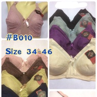 No-Sbra Fabric Bra No Underwire Size 34-46 Cup B