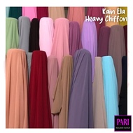 KAIN ELA | KAIN PASANG Material Premium Heavy Chiffon ( Bidang 60)