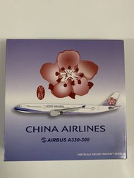 中華航空 China Airlines Airbus A330-300  1:400 飛機模型 JC Wings