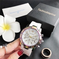 TECHNOMARINE RAINBOW Quartz Watch Men Watch Calendar Fashion Silicone Rubber