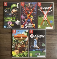 Nintendo Switch Games: Luigi's Mansion 2, Marvel, Donkey Kong, FC25, FC24