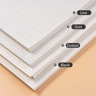Loose Leaf A5, B5 Binder File Paper, 20 Holes A5, 26 Holes B5, 72 gsm Bookpaper Material, 50 sheets