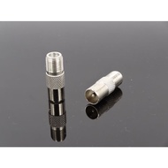 Security F Female to 9.5 Male Cable TV Adapter Inch F Female to TV Male Antenna Video Conversion Plug