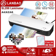 SL299 Hot & Cold Laminator Office A4 Laminate Machine A4 Photo Mesin Laminated Laminating Quick Warm