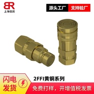 Faster Faster Quick Connector 2FFI Brass Series Brass Flat Quick Connector