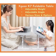 XGEAR SAIJI A8-Large Foldable Table & Laptop Stand with Adjustable Height & Angle - Ideal for Childr