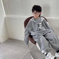 High-quality striped sports felt Set for babies S940 [LARGE FORM 1 SIZE - SCARF NOT INCLUDED]