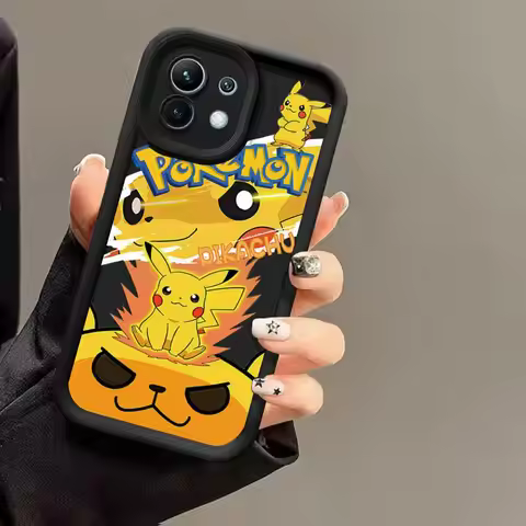 Creative P-Pikachu P-Pokemon Phone Case For Redmi NOTE 8 9 A1 A2 A3 A5 A7 9T 10 10C 12 12C 13 13C 14