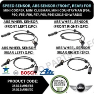 MINI (OEM) ABS SPEED SENSOR (FRONT, REAR) FOR MINI COOPER, CLUBMAN, COUNTRYMAN [F54, F60, F55, F56, 