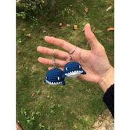 Crochet Keychain Whale Handmade Whale/
