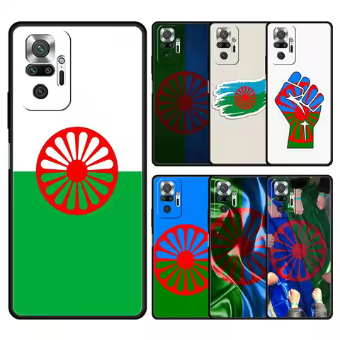 Phone Case For Xiaomi Redmi Note 14 13 12 Pro Plus 5G 9S 9 10 11 4G 14C 13C 12C 10C 9C 9A Gypsy Flag