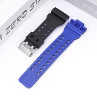 For Casio G-SHOCK GA-100 110 GD-100110120 G-8900 GLS-100 Matte Double Color Resin Sport Strap Replacement Watch Band
