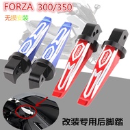 Suitable For Honda FORZA300/FORZA350 FORZA350 Modified Rear Pedal Accessories