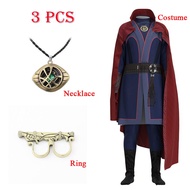 คนที่น่าตื่นตาตื่นใจภาพยนตร์Superhero Doctor Strange Cosplay Costume ซูเปอร์ฮีโร่วันฮาโลวีนกางเกงรั