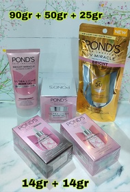 Ponds Biome Gel Paket Lengkap / Paket Ponds Biome Gel Bright Miracle Ultra Light Moisturizer / Sunsc