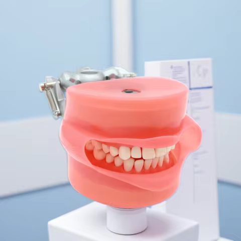 Typodont Mounting Pole Tooth Model 360-Degree Adjustable Fix on Desk Fit Kilgore Nissin Columbia Den