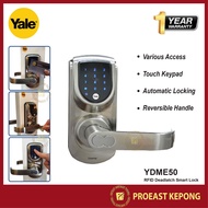 Yale YDME50 RFID Deadlatch Smart Lock / Digital Door Lock