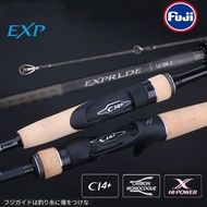 EXP FUJI Fishing Rod 2.08m Full Solid Carbon Spinning Rod M/ML Action 8-16LB/4-8LB Baitcasting Rod I