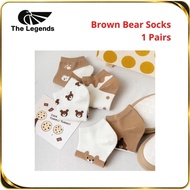 Cartoon Socks Women Socks Men Cartoon Stokin Perempuan Stokin Lelaki 1 Pair TLG
