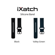 ixatch GT01 Pro Smartwatch Liquid Silicone Band Color Black & Valley Green Silicone Strap