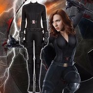 ชุดคอสเพลย์ Black Widow สำหรับผู้หญิง ชุดฮีโร่ Marvel Captain America 3 Civil War ชุดคอสเพลย์ ชุดฮีโ