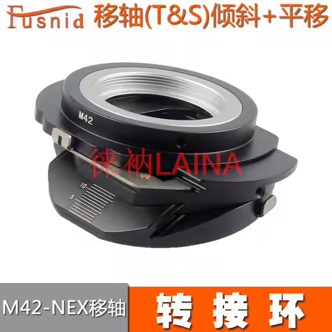 M42-NEX Tilt Shift Adapter for M42 Mount Lens to Sony E mount Camera A7 A7S A9 A7C2 A7R2 A7M3 A7SIII