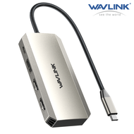 WAVLINK USB C Dock Triple Display 7-In-1 Laptop Docking Station with 95W Power Delivery Single 8K Tr